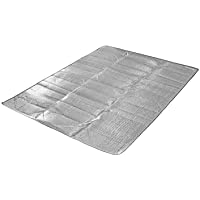 ECOSWAY Manta de espuma de aluminio para exteriores- para picnic- playa- camping- senderismo- viajes- impermeable- para…